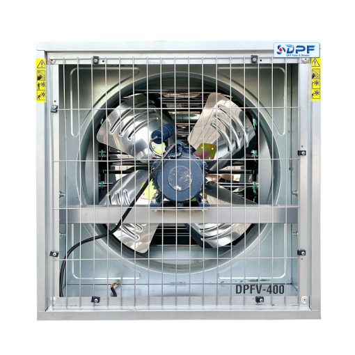 Quạt thông gió vuông cánh INOX 400x400mm